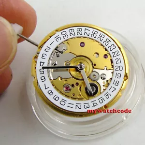 Golden Plated ST2130 Automatic Mechanical Movement 28800 BPH Clone ETA 2824 - Picture 1 of 4