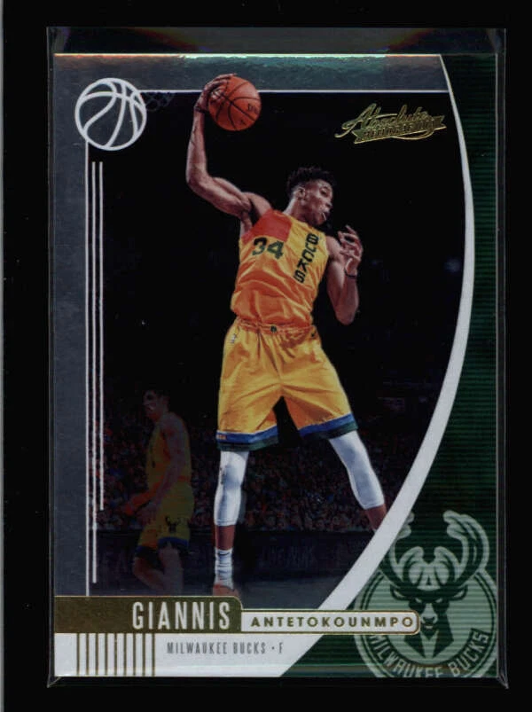 GIANNIS ANTETOKOUNMPO 2019/20 PANINI ABSOLUTE #75 THICK FOIL CARD AZ2084 - Image 1 of 1