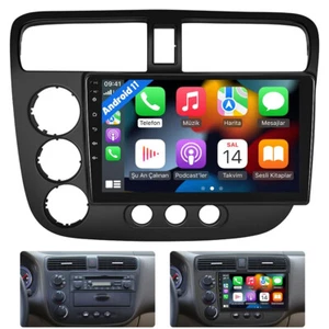 Für Honda Civic VII 2001-2005 Autoradio Radio Navi Wifi Apple CarPlay 32GB GPS - Bild 1 von 19