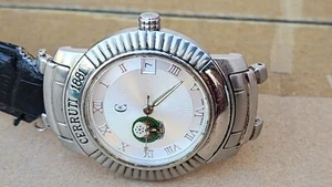 Rare Cerruti UAE ๐ฆ๐ช EMIRATES LOGO QUARTZ MEN'S WATCH - Picture 1 of 8