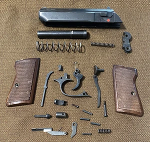 GERMAN WALTHER PPK/S .380 PARTS LOT WOOD GRIPS - Picture 1 of 13