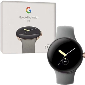 Google Pixel Watch Champagne Gold + Hazel 32GB + 2GB LTE + Bluetooth NOWY - Zdjęcie 1 z 6