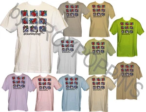 1-WASHINGTON APPLE APPEAL PICS STAGES PICNIC MOM DAD GRAPHIC PRINTED TEE-SHIRT - Picture 1 of 11