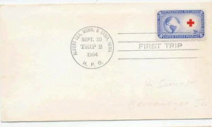 Oficina de Correos de Carretera de EE. UU. 1954 HPO primer viaje Albert Lea Minnesota y Tampa, Iowa - Imagen 1 de 2