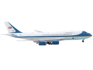 Boeing Vc-25b Aircraft Usa Air Force One 1/400 Diecast By Geminijets Gj2220 - Picture 1 of 2