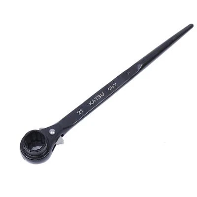 KATSU Ratchet Scaffold Wrench Tool (Rat-tail Type) 19X21