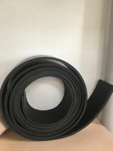 Black 9/10 Oz Latigo Leather PRECUT Strap Blank Belt Length up to 95, W: 2-1/2 