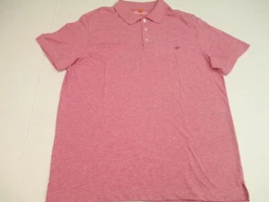 Dockers Khaki Diem Poloshirt Herren Medium Rosenholz Kurzarm Logo 3 Knöpfe - Bild 1 von 5