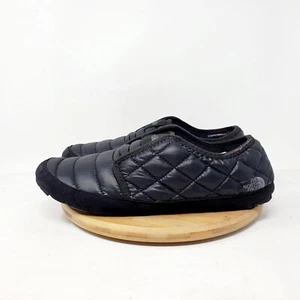 North Face Thermoball Slippers Womens 10 Black Quilted Slip On Shoes - Picture 1 of 11