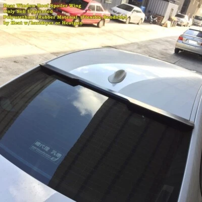 889HW Rear Window Roof Spoiler Wing Fits 2011~2018 Volkswagen Beetle A5 Coupe - Image 1 of 4