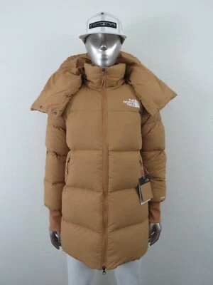 Womens The North Face Glacier Basin 600-Down Puffer Winter Parka Jacket - Almond - Image 1 of 4
