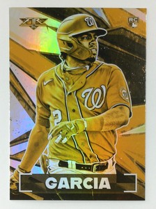 2021 Topps Fire #36 Luis Garcia  Gold Minted