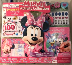 Collezione attività 2016 Disney Minnie retrò non aperta 100+ Collezione pezzi divertenti - Foto 1 di 6