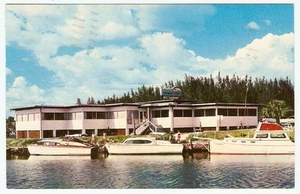 Boat Dock 1967 Fisherman's Wharf Seafood RESTAURANT Venice Florida ADVERTISING - Picture 1 of 2