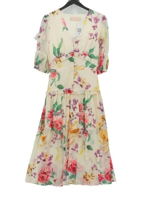 Keepsake A-Line Midi Dress UK10 in Multi - Image 1 of 4