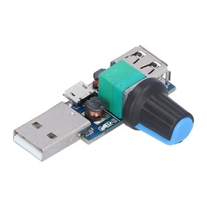 USB-Lüfterdrehzahlregler Lautstärkeregler Einstellplatine Geschwindigkeitsanpass - Afbeelding 1 van 21