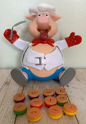 Goliath "Pop The Pig" Game - Feed Until He Pops 9" Tall - 11 burgers, no dice - Image 1 of 4