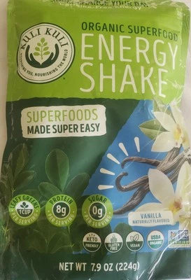 Зеленый и протеиновый порошок Kuli Kuli Moringa со вкусом ванили — 7,6 унции - Изображение 1 из 2