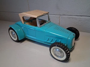 Coche Nylint Ford Roadster Hot Rod Jalopy Baby azul vintage de acero prensado años 60 - Imagen 1 de 23