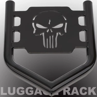 For Harley Road King Electra Glide Classic 09-2025 Detachable Black Luggage Rack Foto 1 de 4