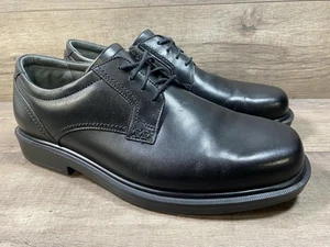 SAS Ambassador Lace Up Oxford Shoes Black Leather Made USA Mens Size 12 W Wide - Picture 1 of 13