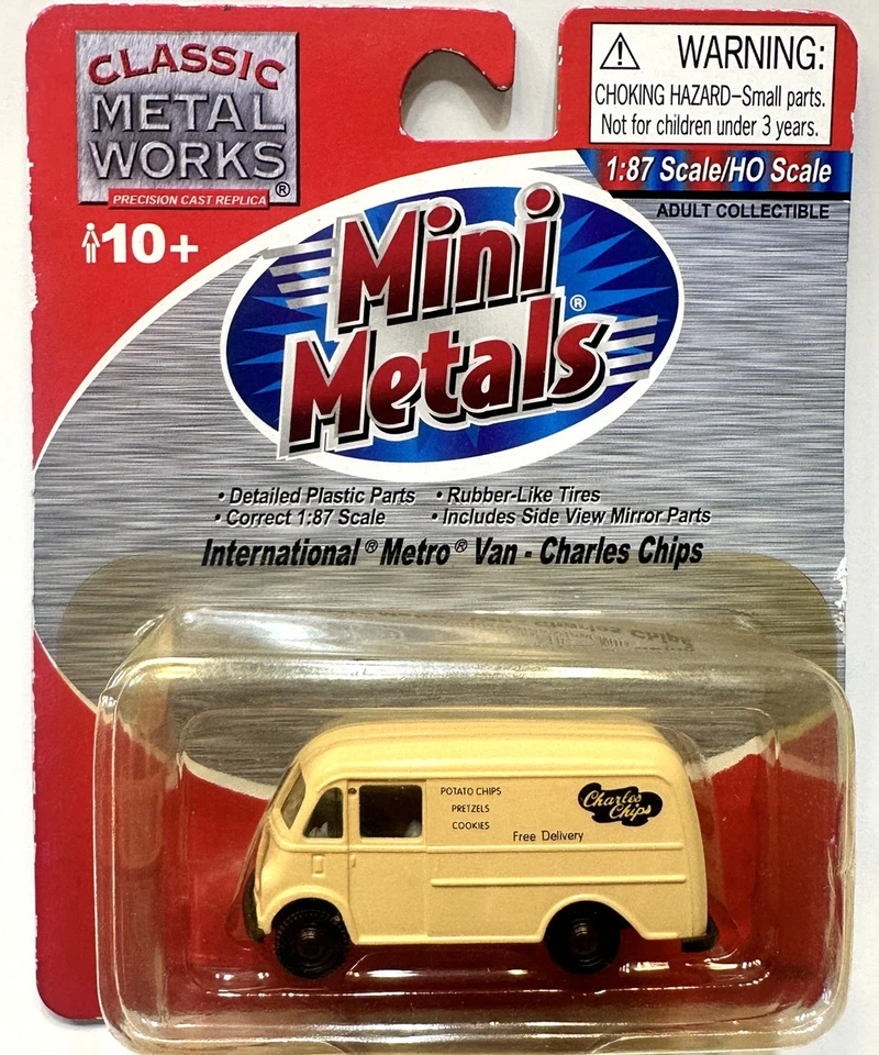 HO 1:87 Classic Metal Works 30369 - International Metro Van - CHARLEY'S CHIPS Foto 1 de 1