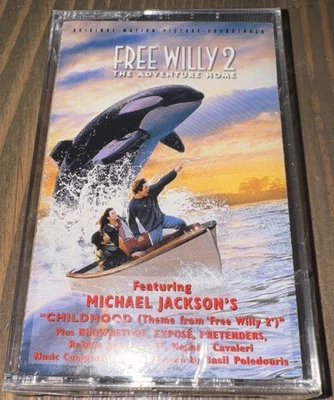 Free Willy 2 The Adventure Home Original Soundtrack Cassette Tape (Movie 1995) - Image 1 of 3