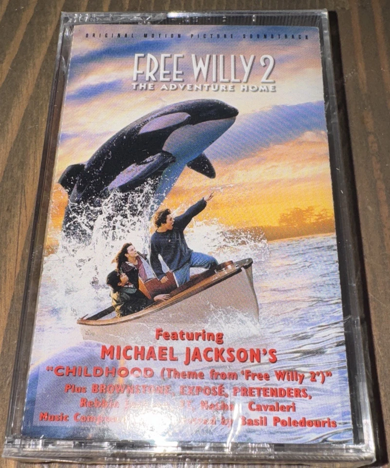 Free Willy 2 The Adventure Home Original Soundtrack Cassette Tape (Movie 1995) - Image 1 of 3