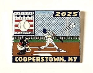 2025 BASEBALL HALL OF FAME COOPERSTOWN , N.Y. LAPEL PIN - Picture 1 of 1