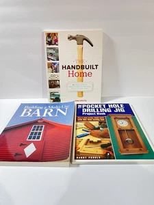 Posten von 3 Heimwerkerbüchern über Holzbearbeitung, Tischlerei, Mehrzweck Scheunenbau - Bild 1 von 20