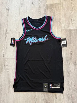 MIAMI HEAT NBA AUTHENTIC BASKETBALL BLANK JERSEY NIKE VAPORKNIT MENS SIZE M 44 - Image 1 of 4