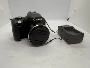 Appareil photo numérique 12,1 mégapixels Canon PowerShot SX50 HS - Noir - Photo 1/8
