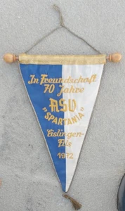 Fussball gestickter Wimpel:   ASV Spartania e. V. Eislingen - Bild 1 von 2