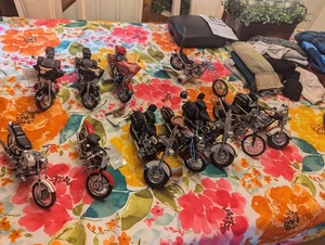 FRANKLIN MINT Harley-Davidson Set Of 10 Collection Captain America Included - Picture 1 of 11