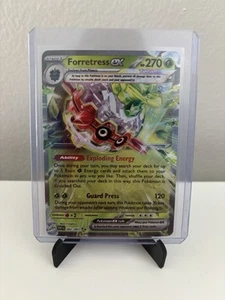 Pokemon Forretress ex 005/193 Paldea Evoluta Scarlatto e Viola Doppio Raro quasi nuovo - Foto 1 di 2