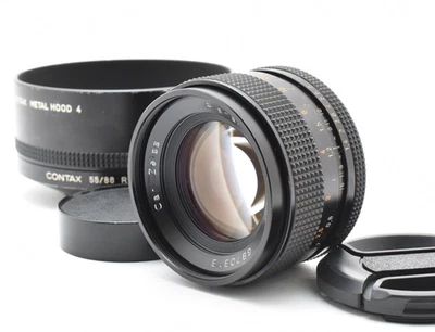 Contax Carl Zeiss Planar T* 50mm f/1.4 Lens MMJ with Metal hood  B 2618788 - Image 1 of 4