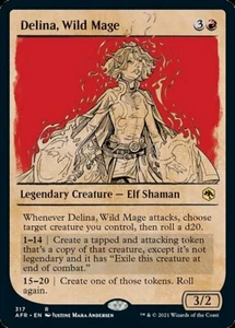 MTG DELINA, WILD MAGE EXC - DELINA, MAGA SELVAGGIA - AFR X EN - MAGIC - Afbeelding 1 van 1
