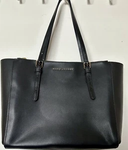 Marc Jacobs NY The Commuter Leather Tote Black $350 Authentic New Read - Picture 1 of 12