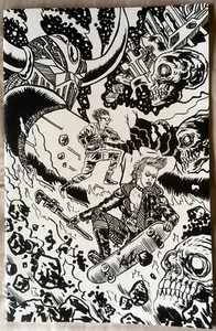 Quantum Teens Are Go #1 Forbidden Planet Sketch Variant - Black Mask - - Imagen 1 de 2