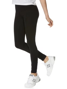HUE Womens NWT Ultra Tummy Shaping Leggings Black Small - Picture 1 of 4