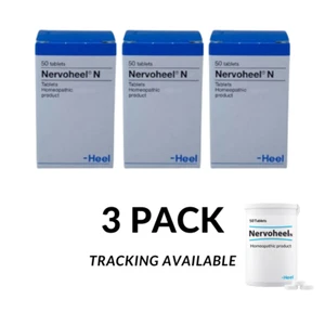 Nervoheel N TACÓN Homeopático para el Nervios Mente Hiperactiva 50 Comprimidos PACK de 3 - Imagen 1 de 9