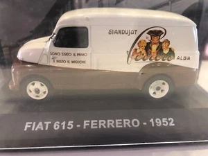 Furgone Fiat 615 1952 Pubblicitario Ferrero Giandujot Alba - DIE CAST - 1:43 - Picture 1 of 1
