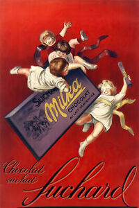 365541 Suchard Milk Chocolate Vintage Milka Advertising Art Print Poster Plakat