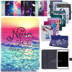 Universal 10" Inch Tablet Flip Leather Folding Stand Case Cover For LASER - Picture 1 of 14