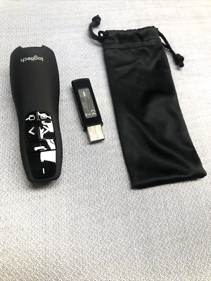 NICE Logitech Presentation Power Point Remote + USB C-U0014 Receiver - Image 1 of 4