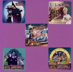 10 Pegatinas grandes Hotel Transilvania 3 - Favores de fiesta - Drácula, Mavis - Imagen 1 de 1