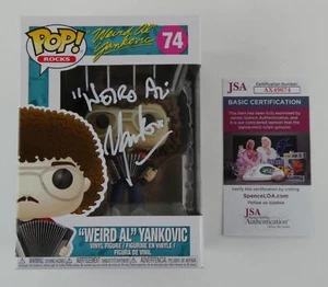 Funko Pop 74 Weird Al Yankovic Firmado Raro Al Yankovic Autografiado Certificado de Autenticidad JSA - Imagen 1 de 8