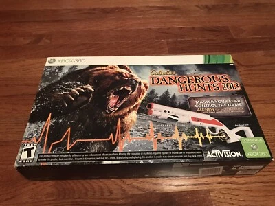 Cabela's Dangerous Hunts 2013 (Xbox 360) Top Shot Fearmaster Wireless Gun & Game - Image 1 of 4