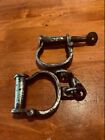 Lot of 5 Unit Handcuff 1880's Prison Police Restraints (refer 7/13 handcuffs Key