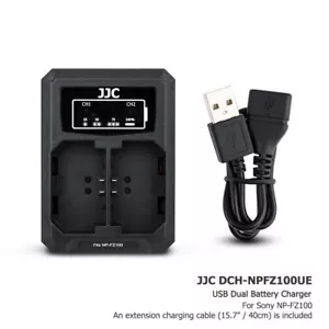 Cargador de batería USB se adapta a Sony NP-FZ100 para Sony A7 III A7R V IV III FX30 A6700 - Imagen 1 de 12